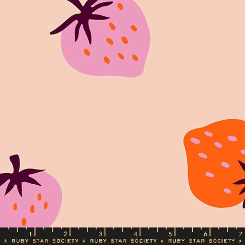 Ruby Star Society STRAWBERRY: Strawberry 108"-Peach (1/4 Yard)