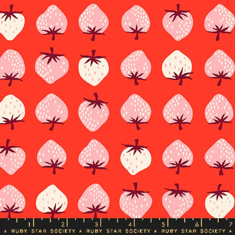 Ruby Star Society STRAWBERRY: Strawberry-Lollipop (1/4 Yard)