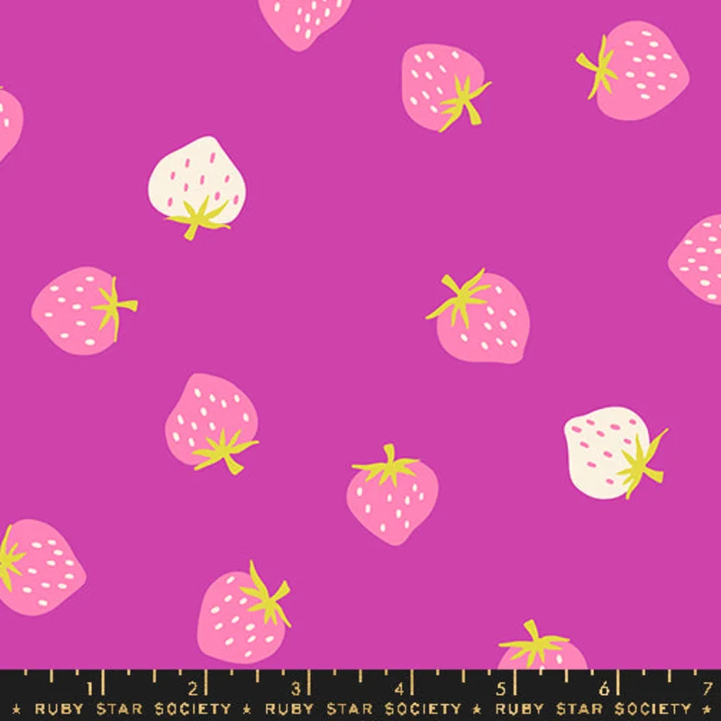 Ruby Star Society STRAWBERRY: Strawberry Toss-Berry (1/4 Yard)