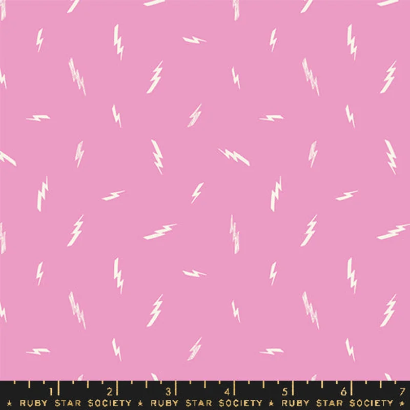Ruby Star Society TEDDY AND THE BEARS: Electric-Daisy (1/4 Yard)
