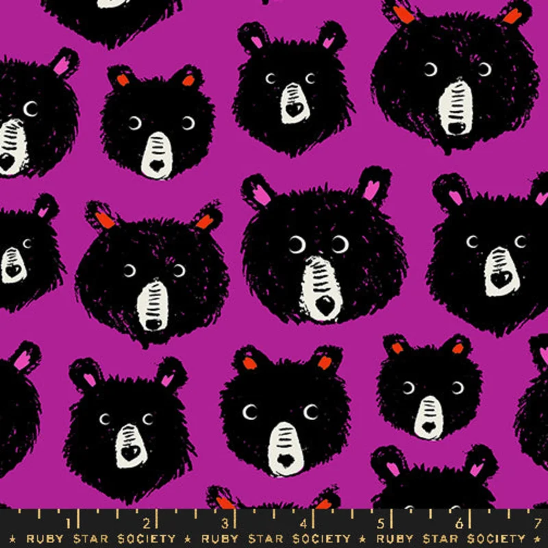 Ruby Star Society TEDDY AND THE BEARS: Teddy and the Bears-Cheshire (1/4 Yard)