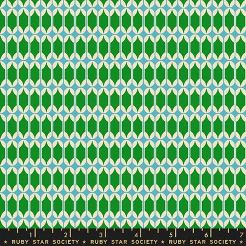 Ruby Star Society TRINKETRY: Matchbook-Deep Verdant (1/4 Yard)