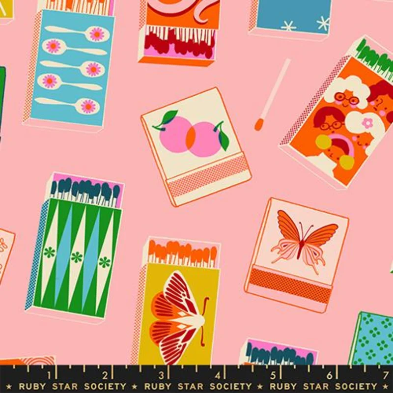 Ruby Star Society TRINKETRY: Matchmaker-Balmy (1/4 Yard)