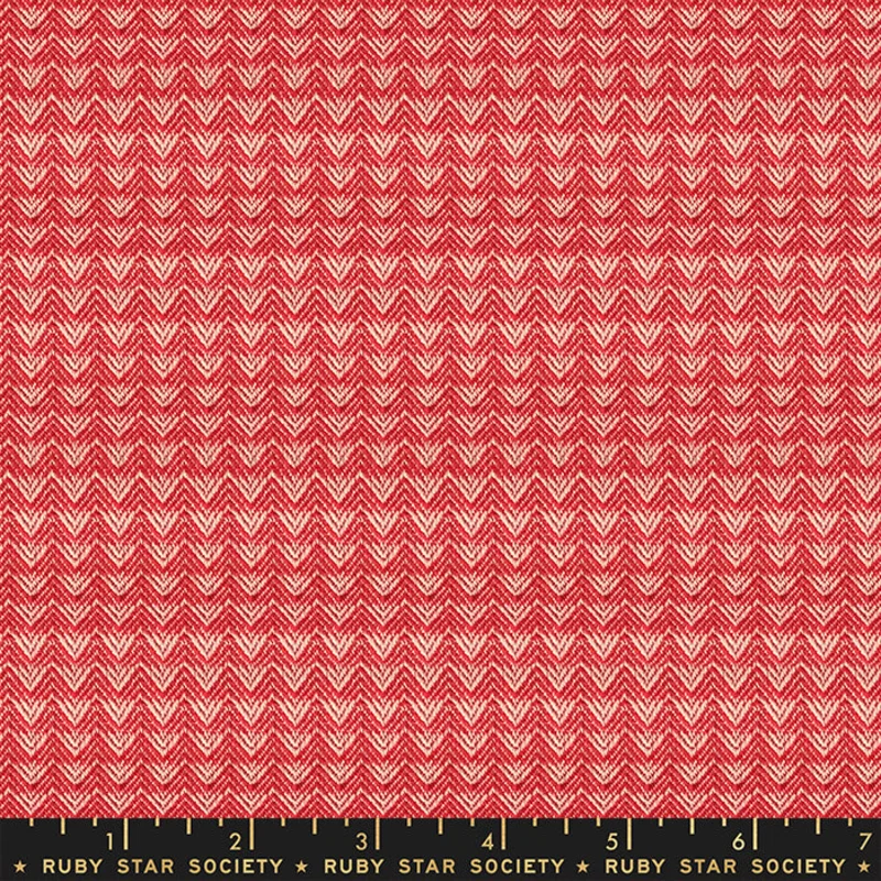Ruby Star Society WARP WEFT: Woven-Warm Red (1/4 Yard)