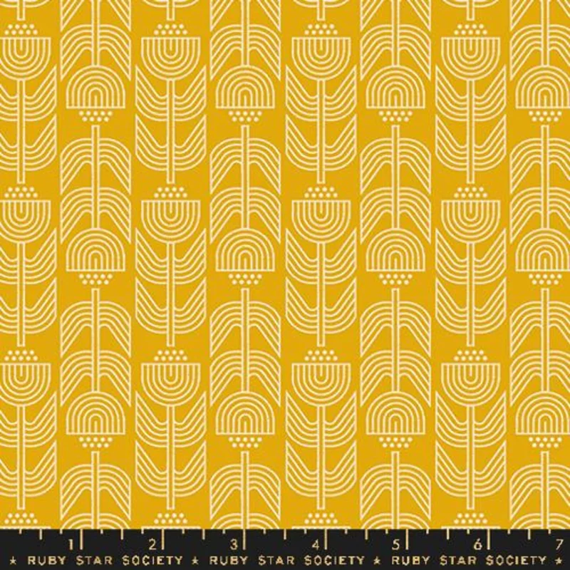 Ruby Star Society WOODLAND PARK: Ironworks-Goldenrod (1/4 Yard)