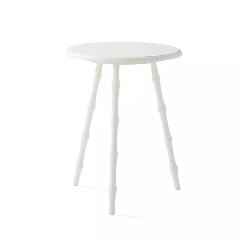 Sagano Side Table - Salt, 17"Dia