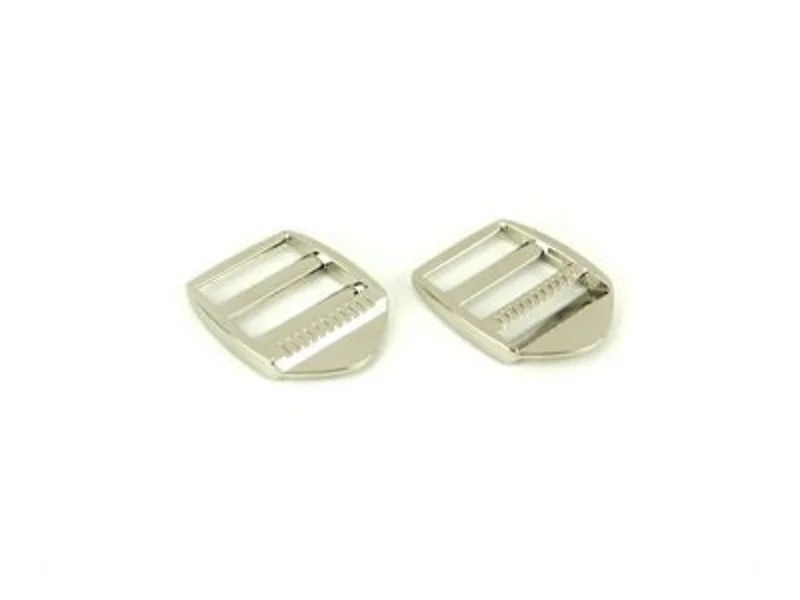 Sallie Tomato: 1" Ladder Lock Slider- Nickel
