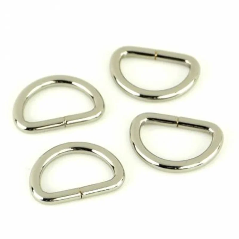 Sallie Tomato: 3/4" D-Rings-Nickel