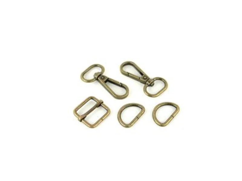 Sallie Tomato: Basic Hardware Set 3/4" Antique