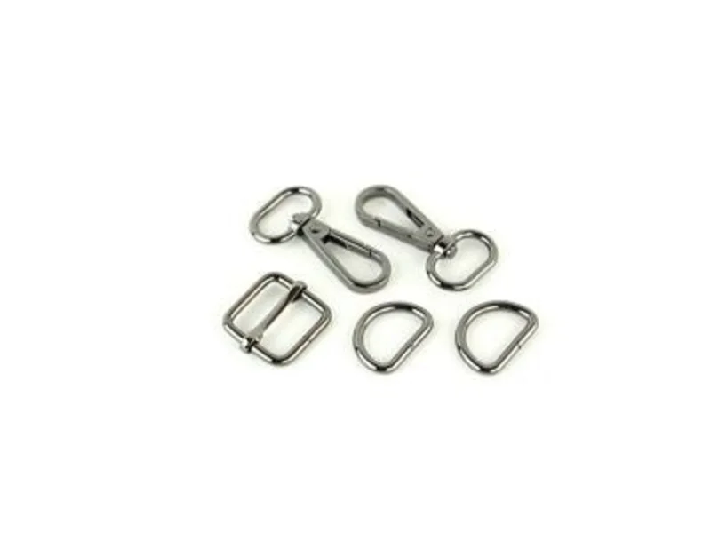 Sallie Tomato: Basic Hardware Set 3/4" Gunmetal