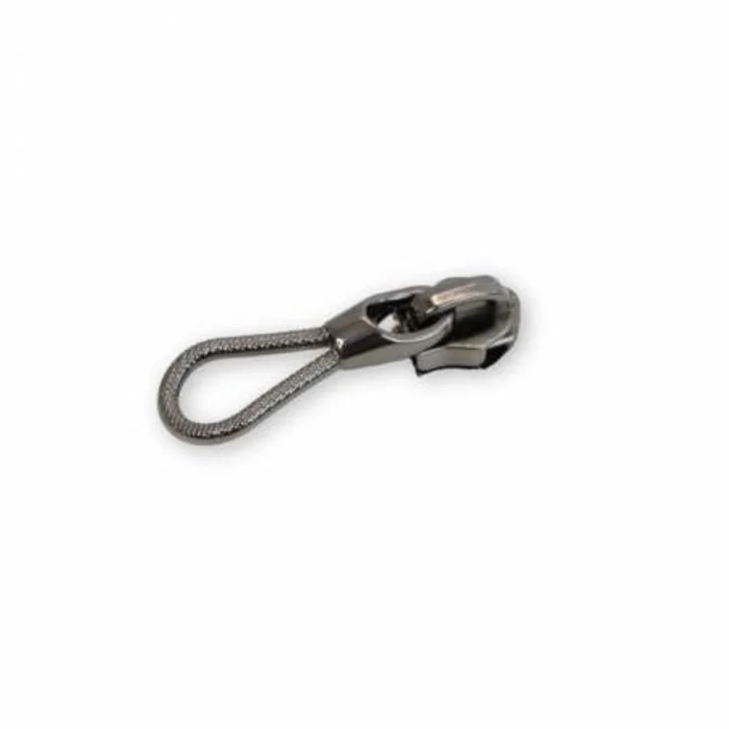 Sallie Tomato: Nautical Zipper Pull-Gunmetal