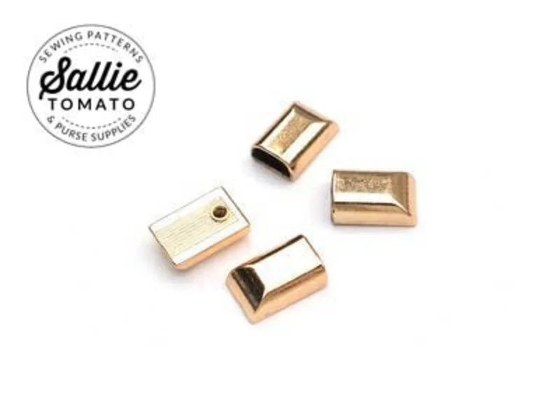Sallie Tomato: Zipper Cord End-Gold