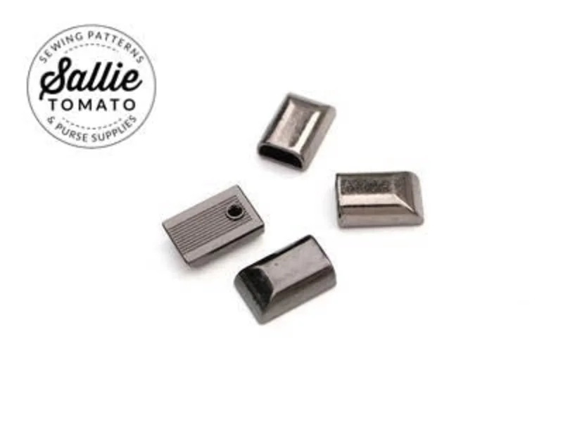 Sallie Tomato: Zipper Cord End-Gunmetal