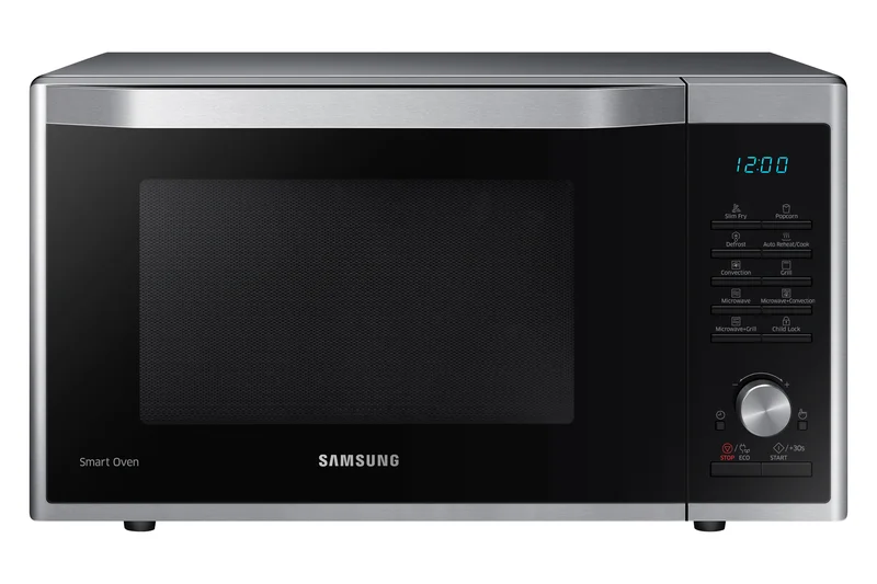 Samsung - 1.1 cu. Ft Counter top Microwave in Stainless - MC11J7033CT Stainless