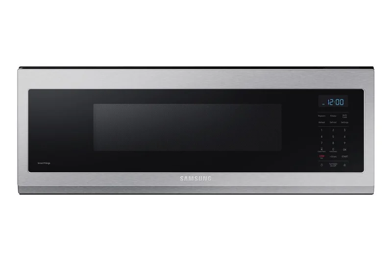Samsung - 1.1 cu. Ft Over the range Microwave in Stainless - ME11A7510DS Stainless