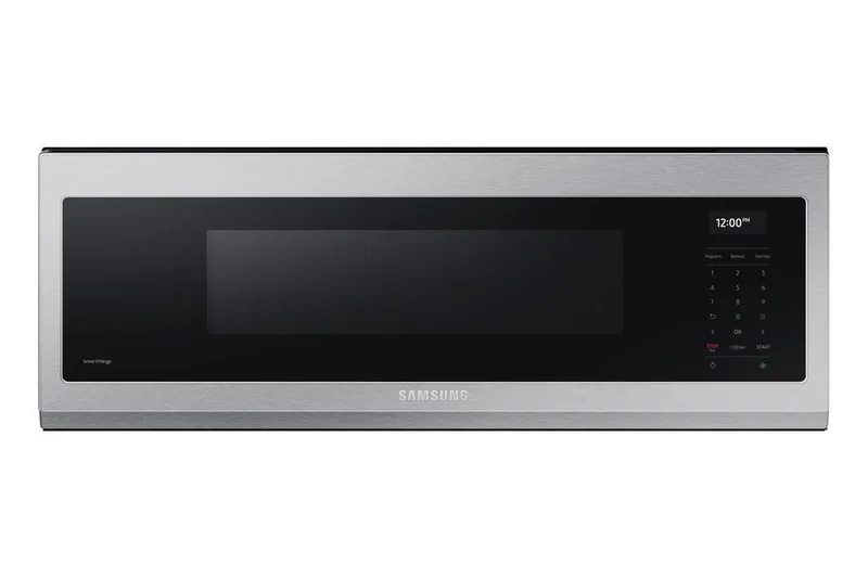 Samsung - 1.1 cu. Ft Over the range Microwave in Stainless - ME11A7710DS Stainless