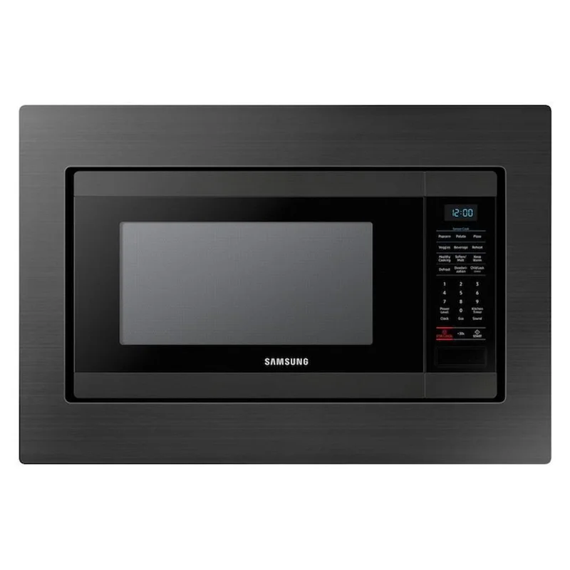 Samsung - 1.9 cu. Ft Counter top Microwave in Black Stainless - MS19M8020TG Black Stainless