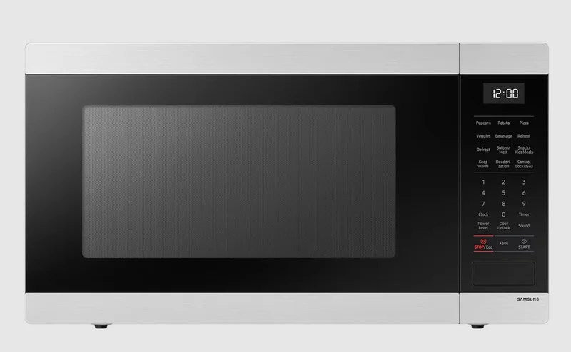 Samsung - 1.9 cu. Ft Counter top Microwave in Stainless - MS19DG8500SRAC Stainless