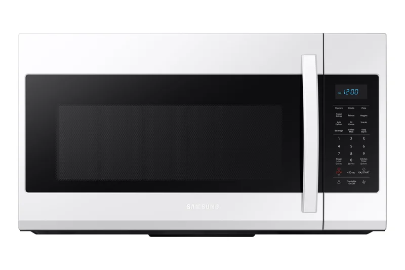 Samsung - 1.9 cu. Ft Over the range Microwave in White - ME19R7041FW White