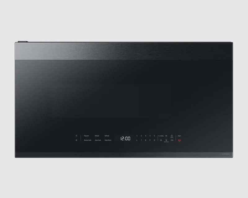 Samsung - 2.1 cu. Ft Over the range Microwave in Matte Black - ME21DG6500MTAC Matte Black
