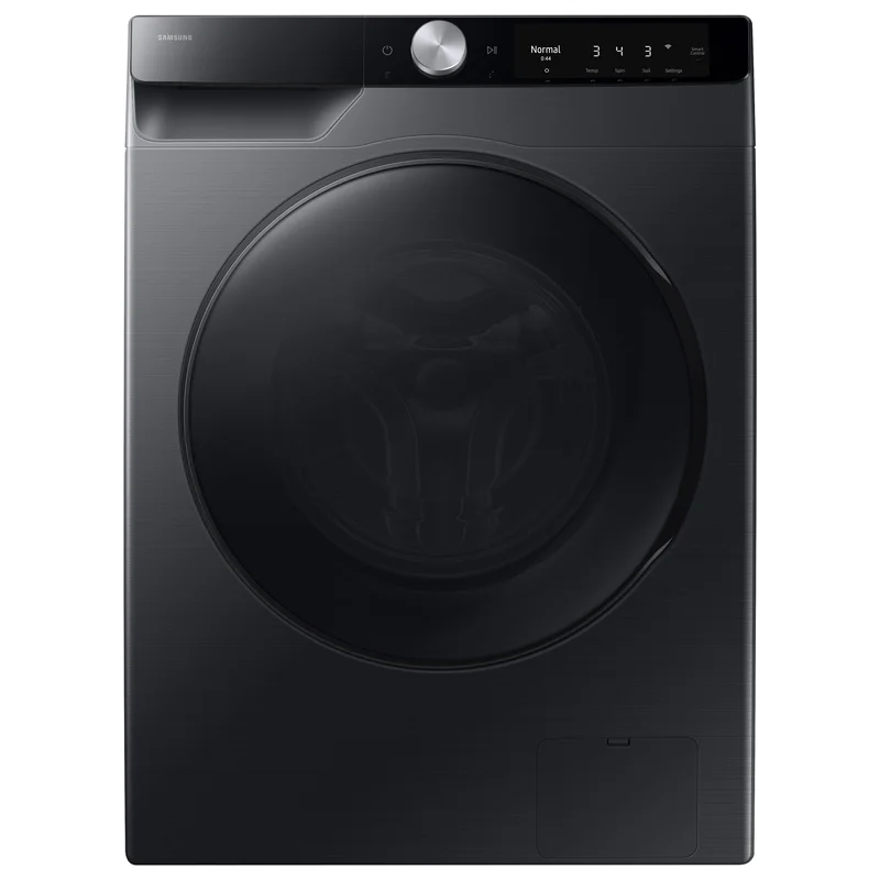 Samsung - 2.9 cu. Ft Front Load Washer with SmartDial Control in Black - WW25FG6B34BBAC Black