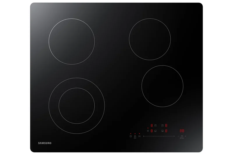 Samsung - 23.6 inch wide Electric Cooktop in Black - NZ24T4360RK Black