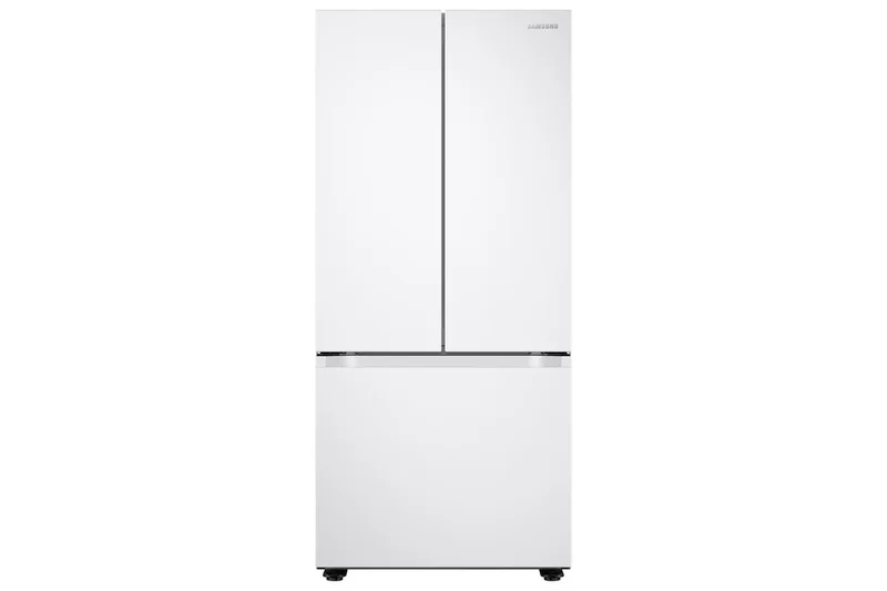 Samsung - 29.8 Inch 22.1 cu. ft French Door Refrigerator in White - RF22A4111WW White