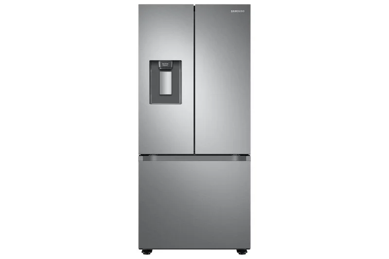 Samsung - 29.8 Inch 22 cu. ft French Door Refrigerator in Stainless - RF22A4221SR Stainless