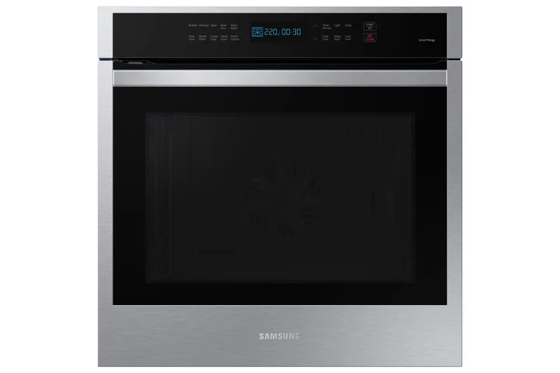 Samsung - 3.1 cu. ft Single Wall Oven in Stainless - NV31T4551SS Stainless