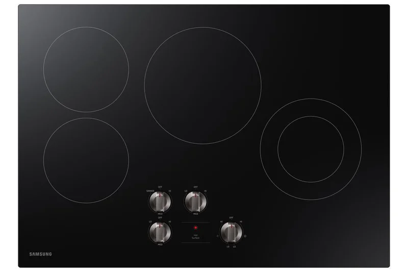 Samsung - 30 inch wide Electric Cooktop in Black - NZ30R5330RK Black