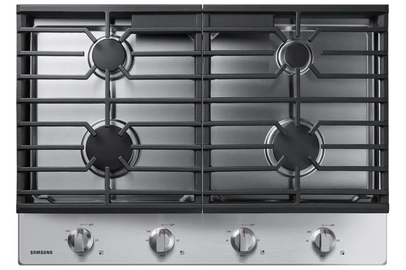 Samsung - 30 inch wide Gas Cooktop in Black - NA30R5310FS Black