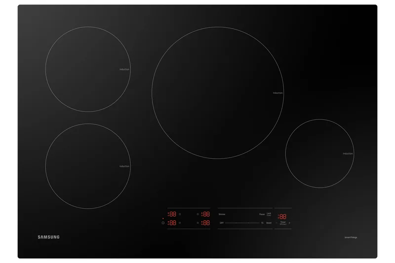 Samsung - 30 inch wide Induction Cooktop in Black - NZ30A3060UK Black