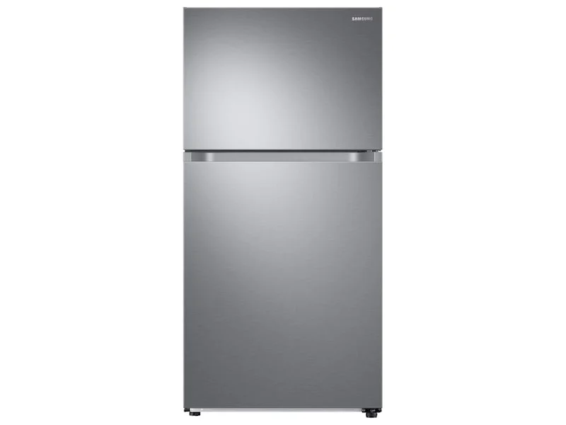 Samsung - 32.875 Inch 21.2 cu. ft Top Mount Refrigerator in Stainless - RT21M6213SR Stainless