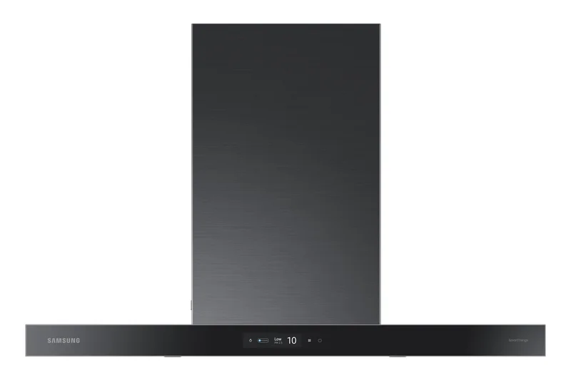 Samsung - 35.4 Inch 630 CFM Wall Mount and Chimney Range Vent in Black - NK36CB700W33AA Black