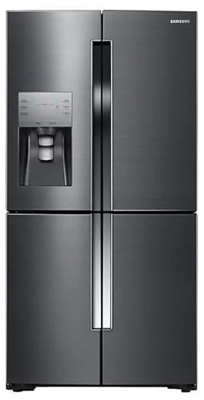 Samsung - 35.75 Inch 22.5 cu. ft French Door Refrigerator in Black Stainless - RF23J9011SG Black Stainless