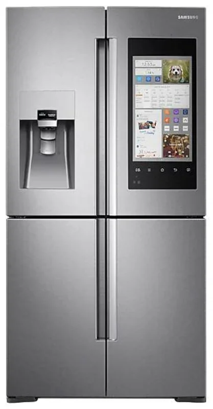 Samsung - 35.75 Inch 22 cu. ft French Door Refrigerator in Stainless - RF22M9581SR Stainless