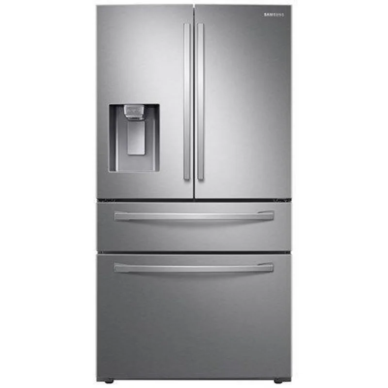 Samsung - 35.75 Inch 28 cu. ft French Door Refrigerator in Stainless - RF28R7201SR Stainless