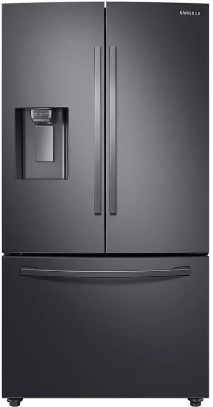 Samsung - 35.8 Inch 22.6 cu. ft French Door Refrigerator in Black Stainless - RF23R6201SG Black Stainless