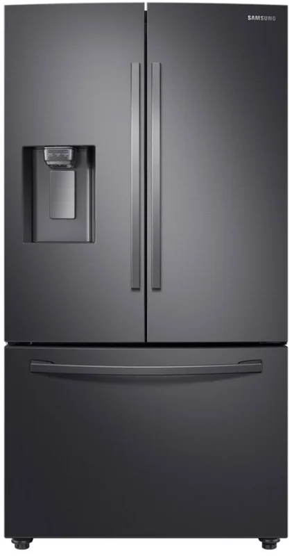 Samsung - 35.8 Inch 28 cu. ft French Door Refrigerator in Black Stainless - RF28R6201SG Black Stainless