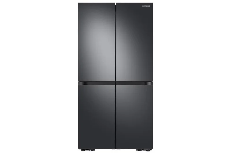 Samsung - 35.875 Inch 22.9 cu. ft 4-Door Flex French Door Refrigerator in Black Stainless - RF23A9071SG Stainless