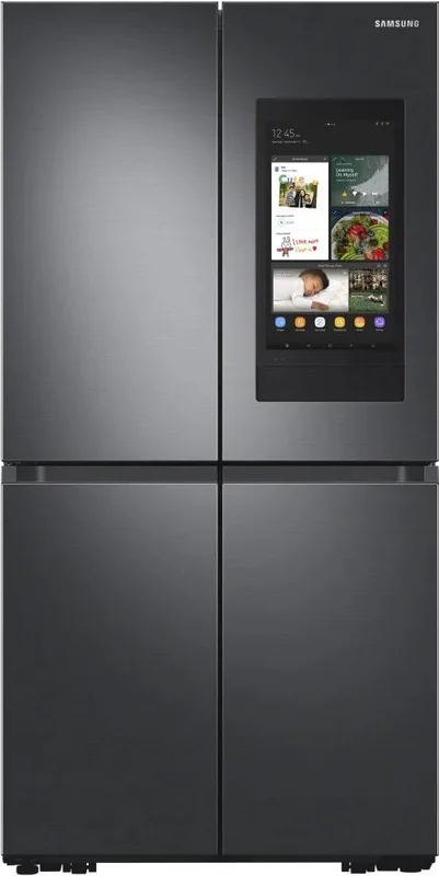 Samsung - 35.875 Inch 28.6 cu. ft 4-Door Flex Refrigerator in Black Stainless - RF29A9771SG Black Stainless