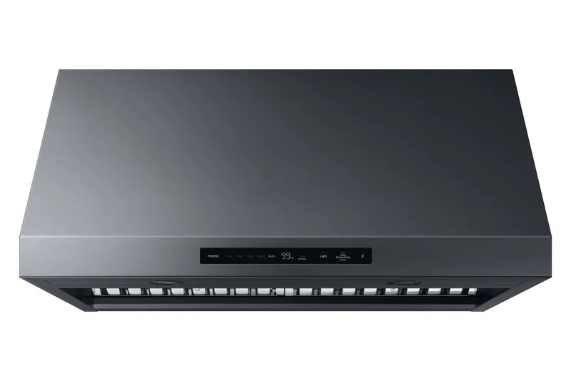 Samsung - 36 Inch 1200 CFM Under Cabinet Range Vent in Black Stainless - NK36R9600CM Black Stainless
