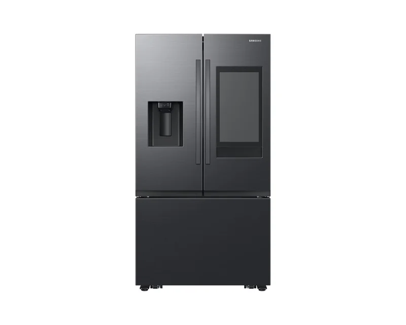 Samsung - 36 Inch 20.8 cu. ft French Door Refrigerator in Black Stainless - RF32CG5900MTAC Black