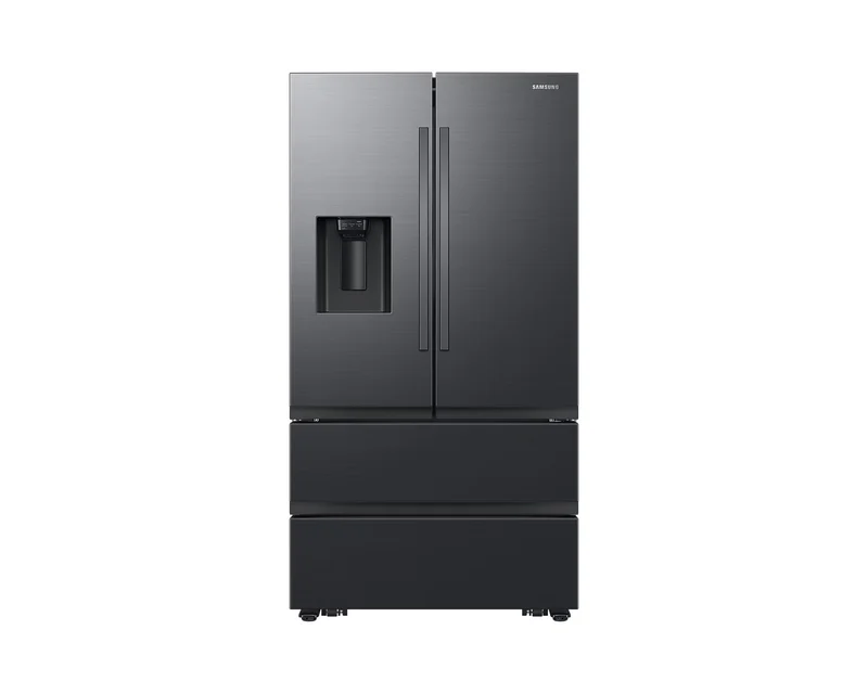 Samsung - 36 Inch 29.8 cu. ft French Door Refrigerator in Black Stainless - RF31CG7400MTAA Black