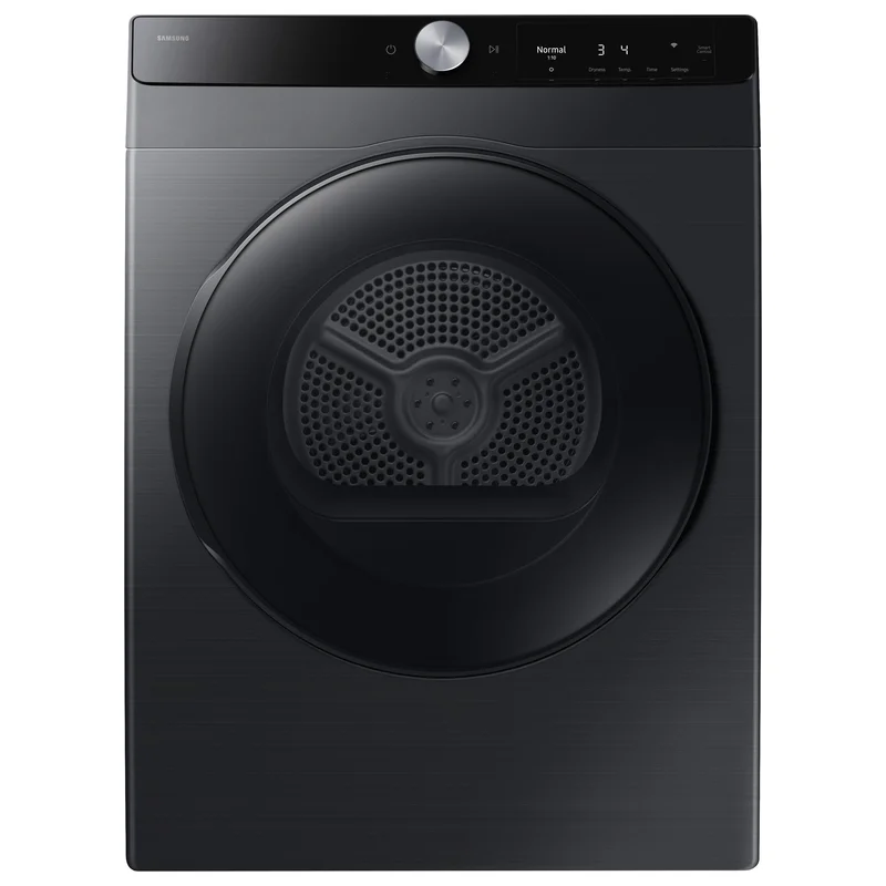 Samsung - 4 cu. Ft Compact Dryer in Black - DV25FG60BVBBAC Black