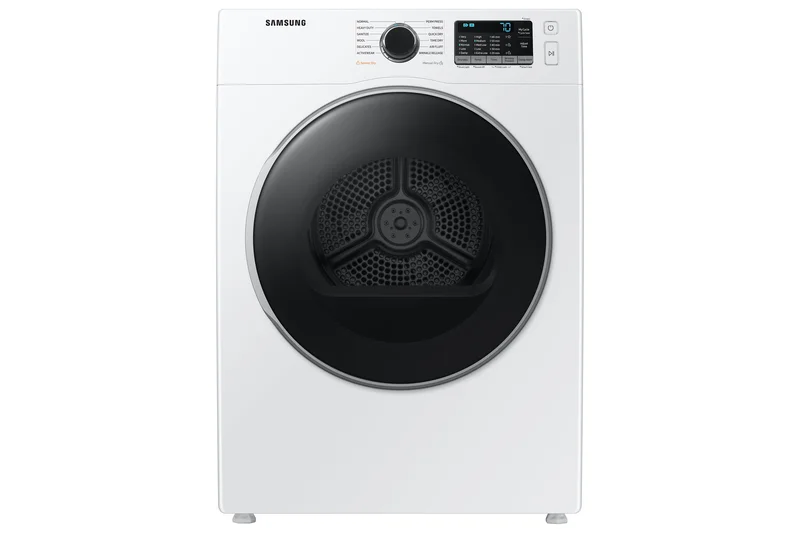 Samsung - 4 cu. Ft Electric Dryer in White - DV25B6800EW White