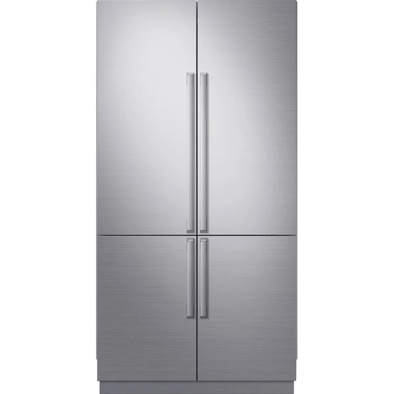 Samsung - 41.25 Inch 23.5 cu. ft Built In / Integrated 4-Door Flex French Door Refrigerator in Panel Ready - BRF425200AP Panel Ready