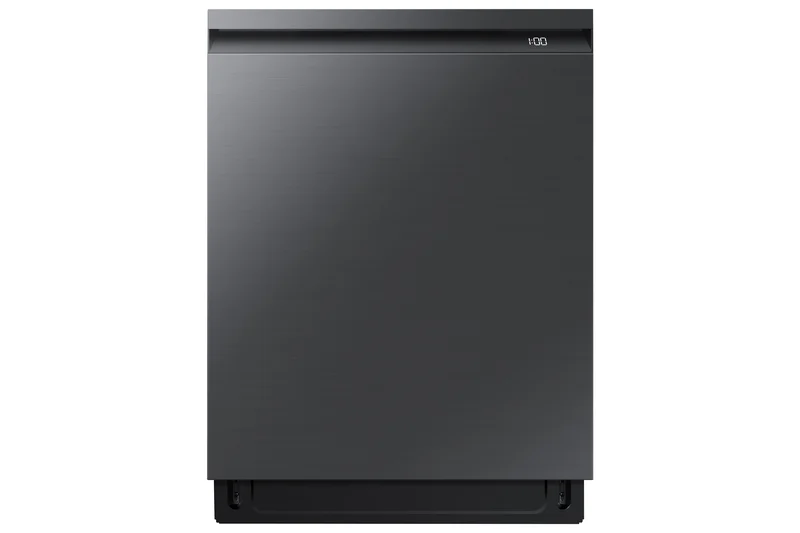 Samsung - 44 dBA Built In Dishwasher in Black Stainless - DW80B6060UG Black Stainless