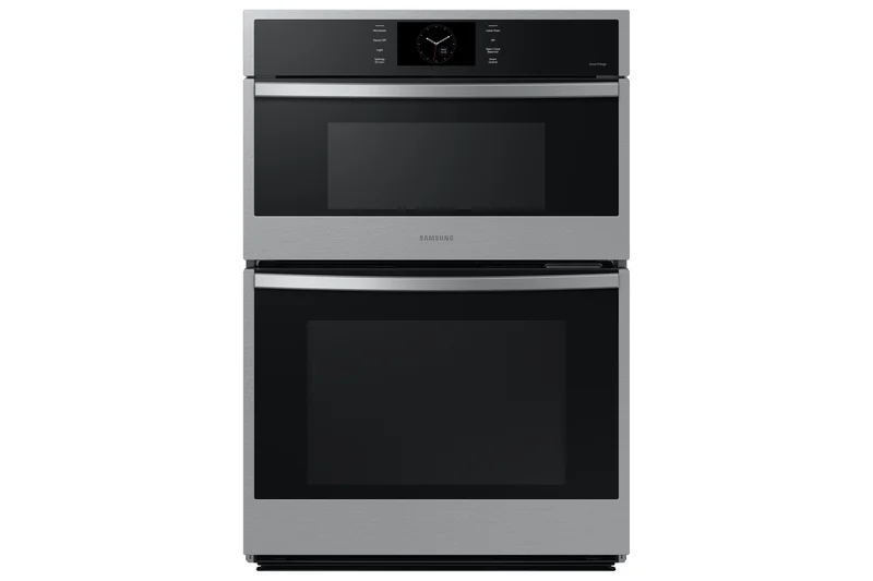 Samsung - 5.1 cu. ft Combination Wall Oven in Stainless - NQ70CG600DSRAA Stainless