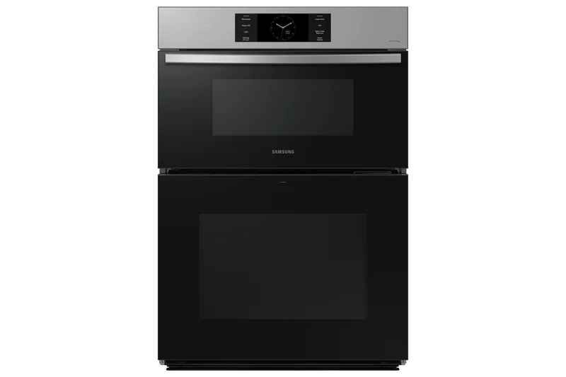 Samsung - 5.1 cu. ft Combination Wall Oven in Stainless - NQ70CG700DSRAA Stainless